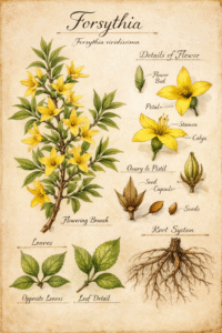 Forsythia viridissima: The Overlooked Spring Medicine Hiding in Plain Sight