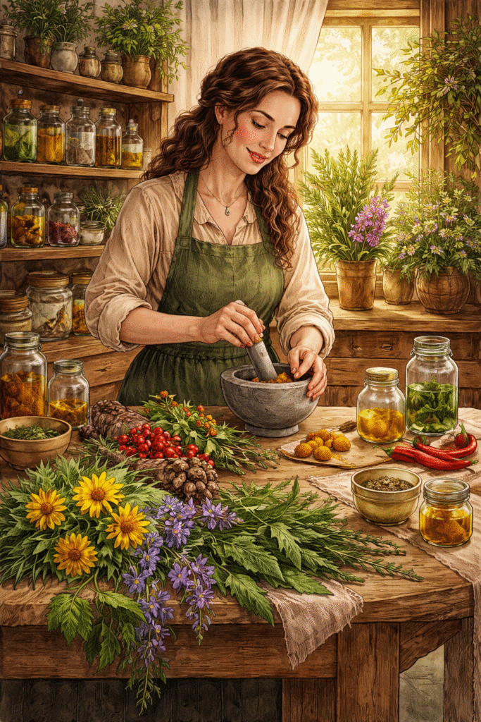 Herbal Support for Sprains, Strains, and Muscle Spasms