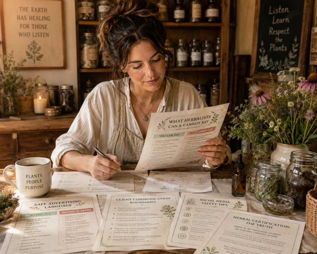 What Herbalists Can Say