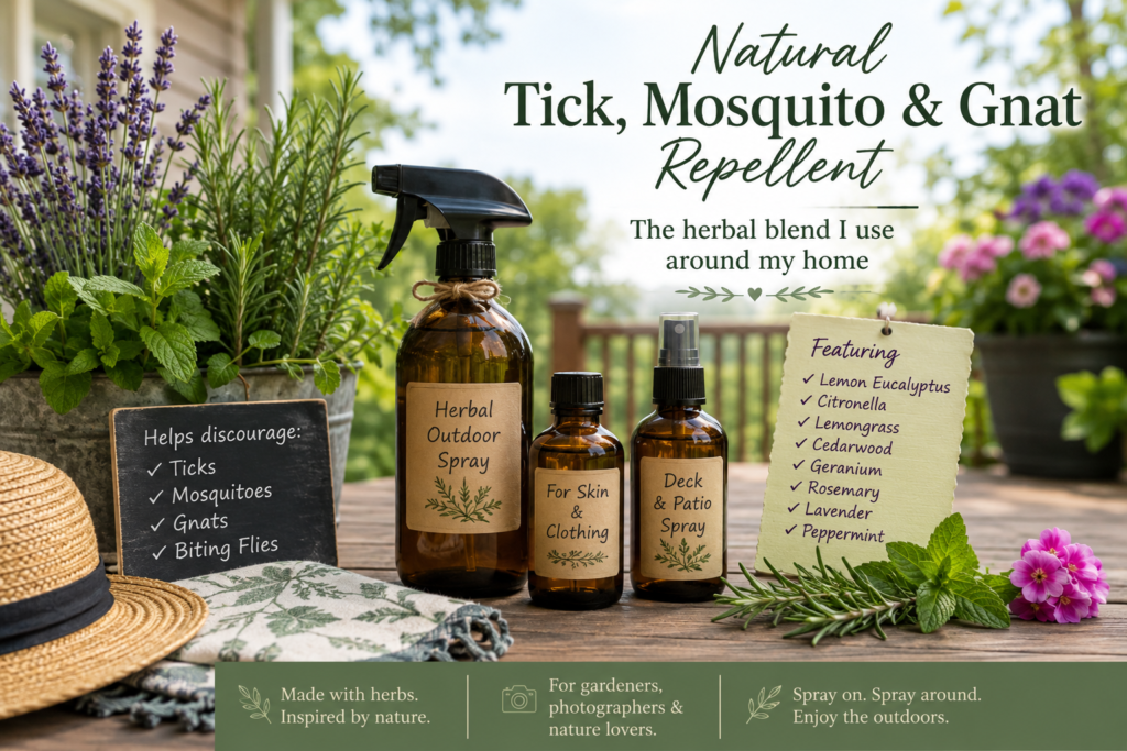 Natural Tick, Mosquito, and Gnat Repellent
