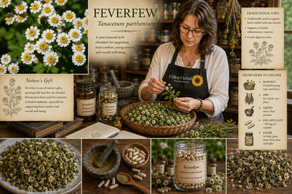 From Garden to Apothecary: Feverfew
